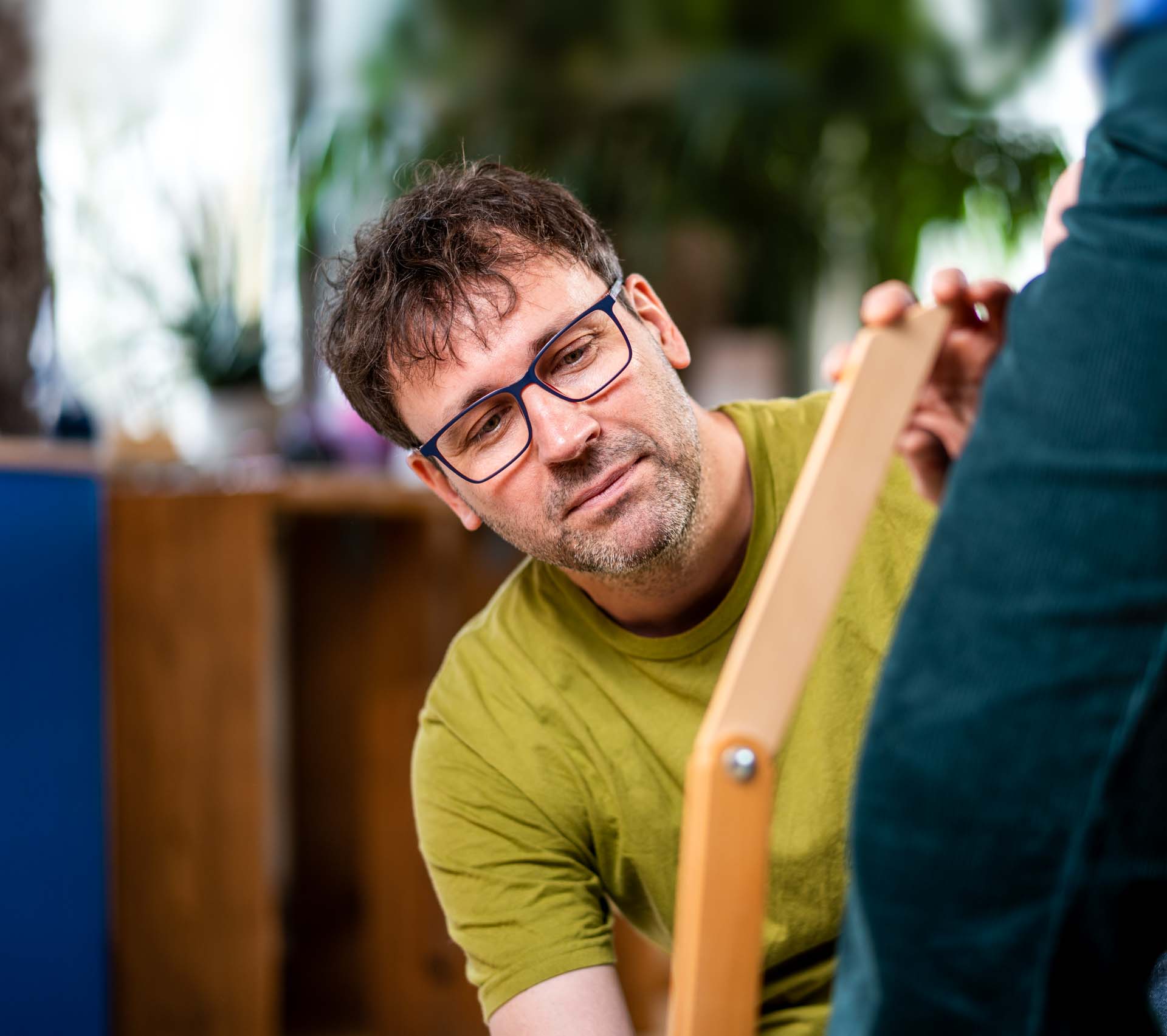 Physitherapie Behandlung am Patienten